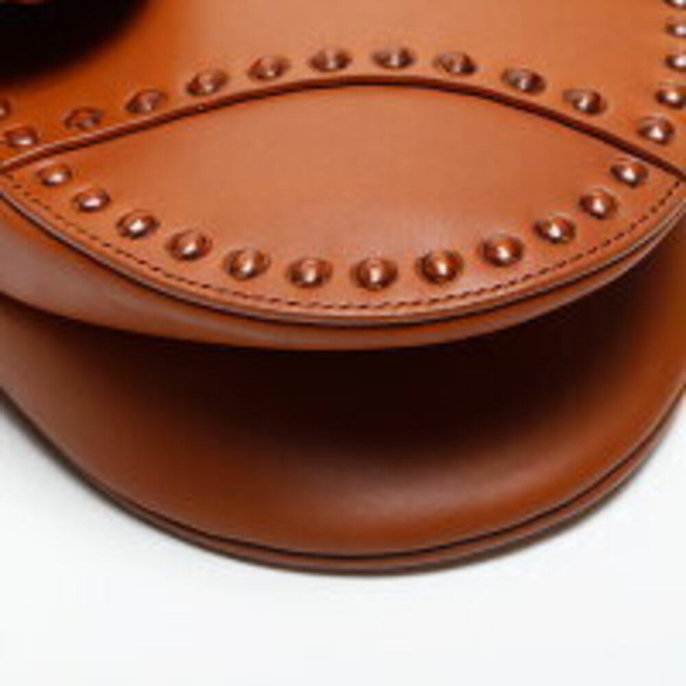 Christian Dior Leather Saddle Bag Shoulder Brown - Picture 6 of 13